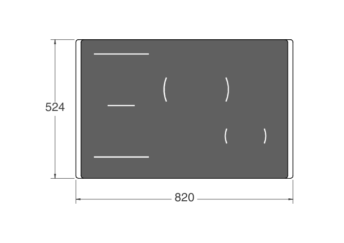 78cm 4 induction zones hobs, hidden slider | Bertazzoni